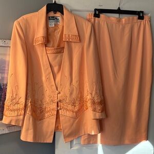 Ben Marc vintage size 16 skirt & blazer suit set!!